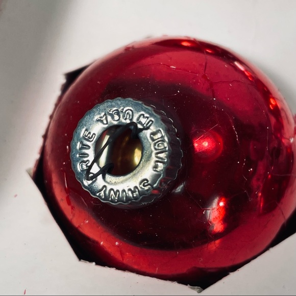 Vintage Christmas glass ball ornaments Shiny Brite - Picture 4 of 8